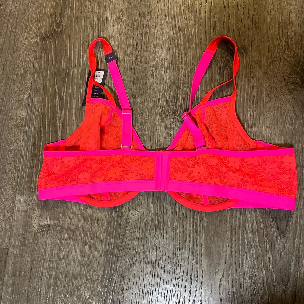Cacique Flower Lace Unlined Demi Bra - Picture 2 of 7